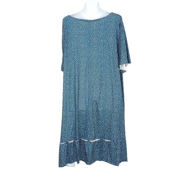 NWT BloomChich Blue Water Drop Print Dress Size 28 - Picture 3 of 5